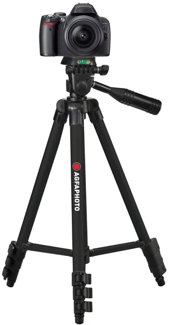 AGFAPHOTO 50" Pro Tripod With Case For Samsung WB150F WB850F DV300F