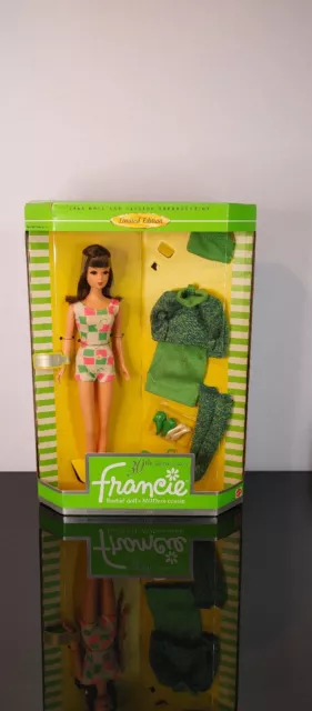 1996 Nrfb Gad About Mattel 30Th Anniversary Francie Barbie Reproduction #14608