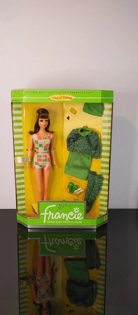 1996 Nrfb Gad About Mattel 30Th Anniversary Francie Barbie Reproduction #14608 1996 Nrfb Gad About Mattel 30Th Anniversary Francie Barbie Reproduction #14608