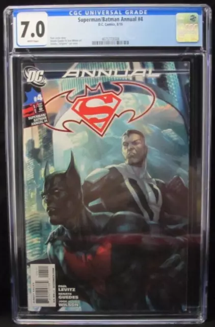 Superman Batman Annual #4 1st Batman Beyond CGC 7.0 Artgerm Cover