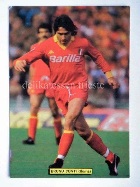 BRUNO CONTI AS Roma calcio football SUPERGOL vecchia cartolina vintage