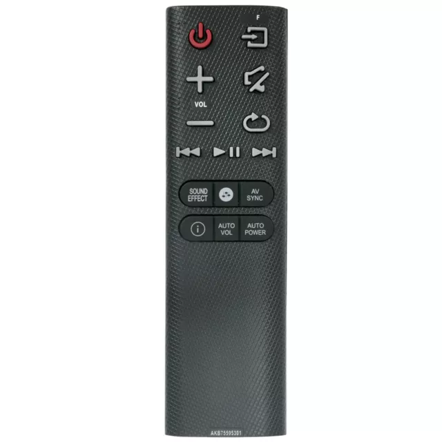 New Remote Control AKB75595301 for LG Dolby Atmos Sound Bar SK6Y SK8Y SK9Y SK10