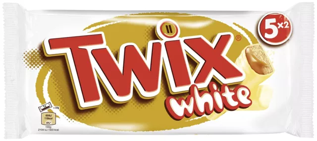 6x 230g Twix White Schokoriegel Karamell Keks Weiße Schokolade NEU MHD 09/06/24