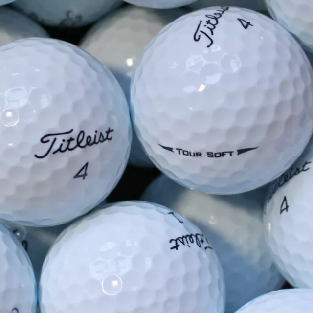 50 Balles de Golf Titleist tour soft Aa / AAA lakeballs Voitures Balles Golf