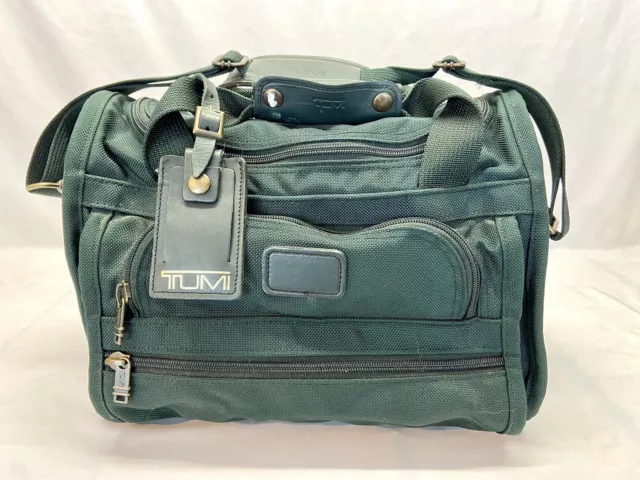 Tumi Alpha Ballistic Nylon Carry On Duffel Weekend Gym Bag