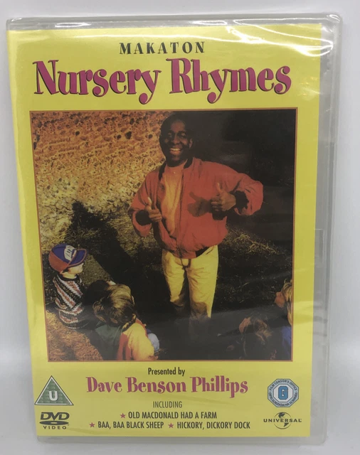 MAKATON NURSERY RHYMES DVD presented by Dave Benson Phillips New Sealed