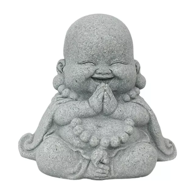 Sturdy and Weather resistant Sandstone Buddha Ornament Ideal for Any Climate