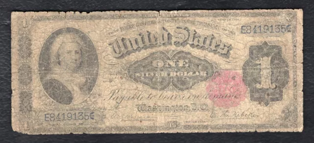 Fr. 222 1891 $1 One Dollar “Martha” Silver Certificate Currency Note