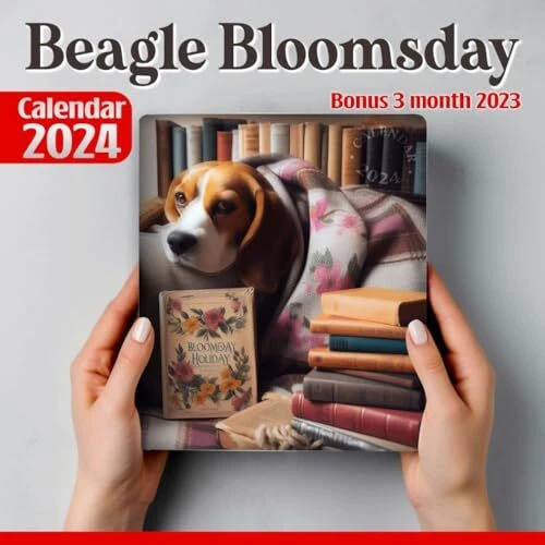 BEAGLE BLOOMSDAY CALENDAR 2024 Jan 2024 to Dec 2024 Bonus 3 Months Last
