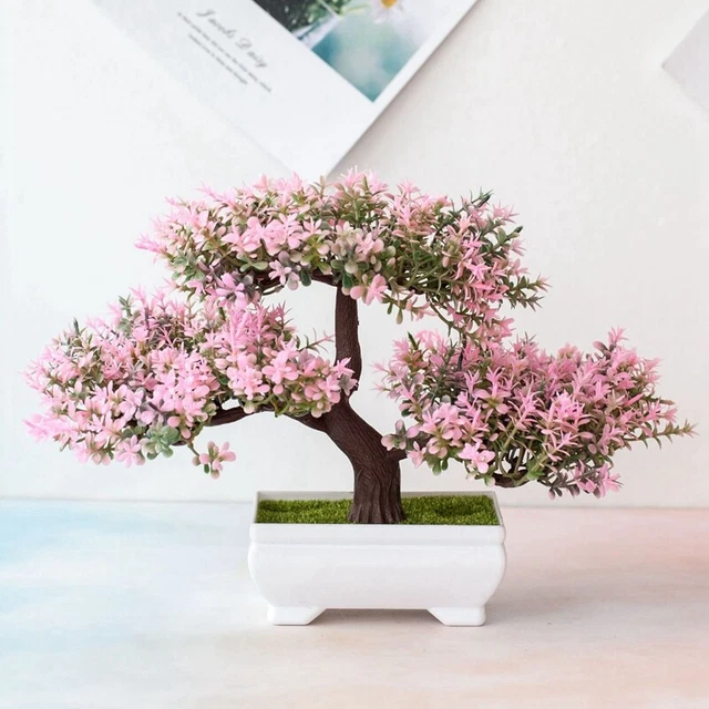Pot De Fleur Déco En Forme De Souche D'arbre - Naturel, 12x12x10 Cm, Pour Intérieur Et Balcon
