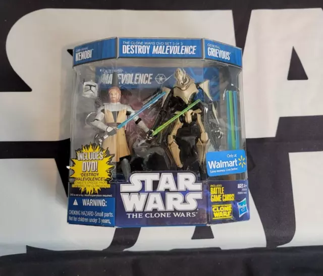 Obi-Wan Kenobi General Grievous STAR WARS Destroy Malevolence The Clone Wars MIB