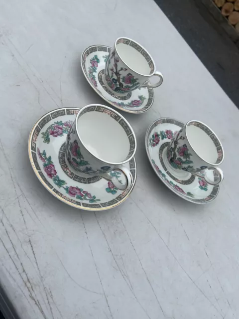 John Maddock & Son Indian Tree Demitasse Tea Set - Duos For 3 2