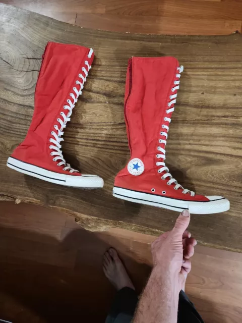 Size 8 - Converse Chuck Taylor All-Star Knee High Red Size 8 - Converse Chuck Taylor All-Star Knee High Red