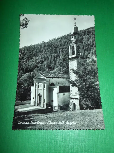 Cartolina Piovene Rocchette - Chiesa dell' Angelo 1959