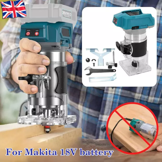 For Makita 18V Cordless Brushless Electric Trimmer Trimming Router No Battery