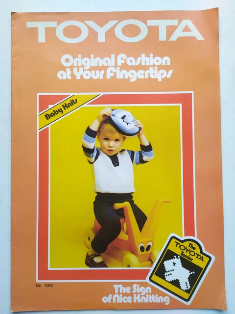 Libro de patrones de tejido Toyota de punto para bebé 10 diseños