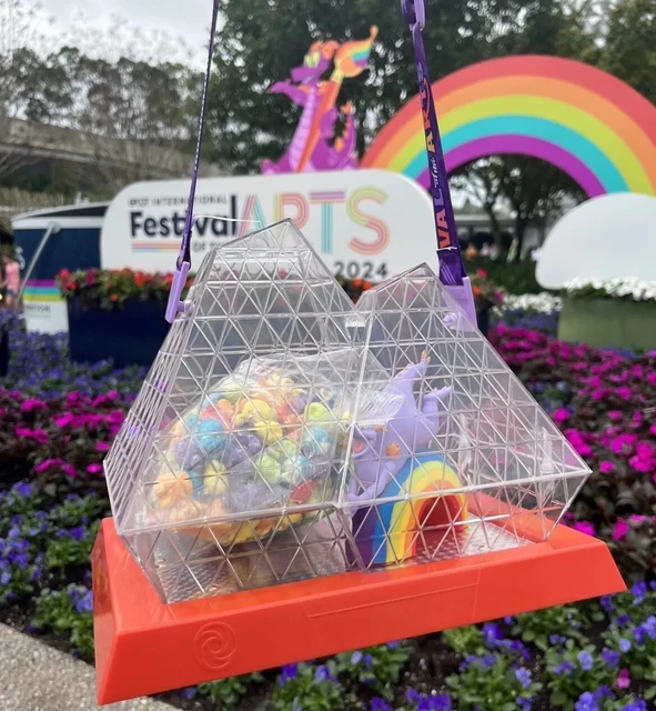 DISNEY EPCOT FESTIVAL Of The Arts 2024 Figment Pavilion Popcorn Bucket