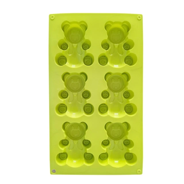 LARGE GUMMY BEAR MOLD, Chocolate Mold, Silicone Candy Mold, Fondant Mold,