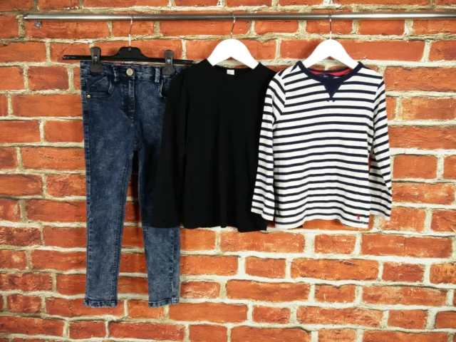Girls Bundle Age 5-7 Years Joules Next Zara Jeans T-Shirt Long Sleeve Kids 122Cm