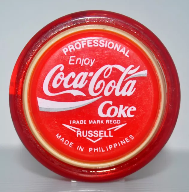 Philippines Coca COKE Cola PROFESSIONAL Fiberglass rim Red/White RUSSELL Yo-Yo