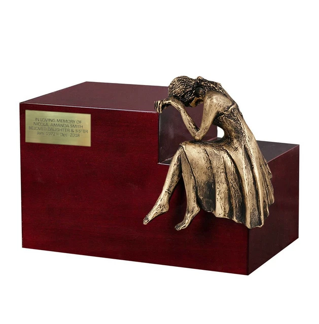 Beerdigung Asche-Sarg Einzigartige Denkmal Einäscherung Urne Kunst Skulptur Leid 2