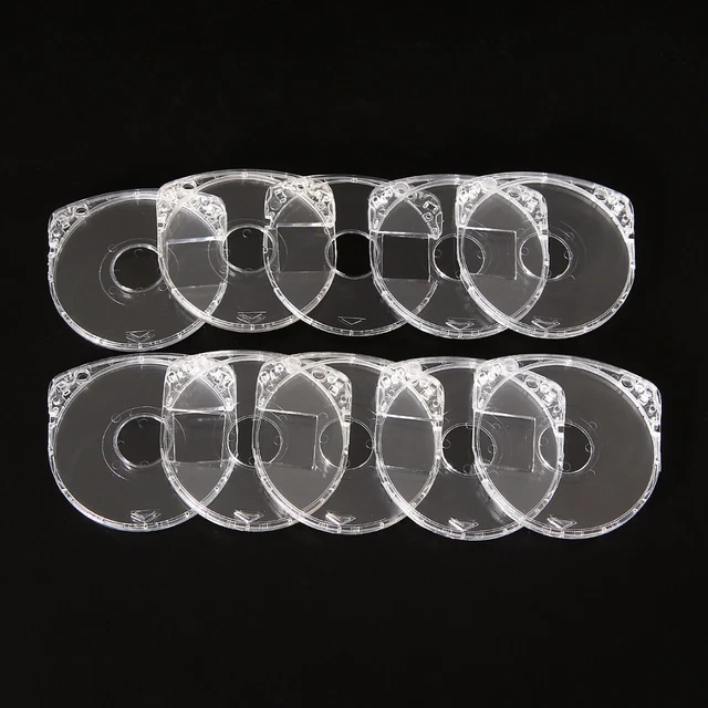 10x Replacement UMD Game Crystal Clear Case Shell For PSP A
