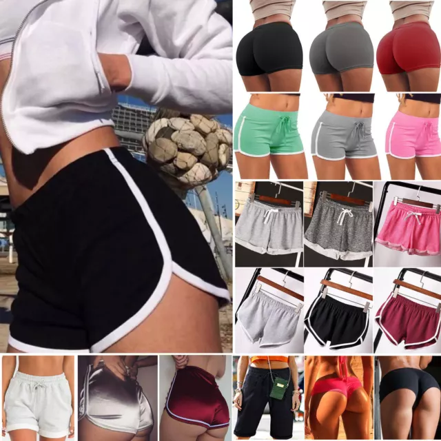 Womens Sexy Yoga Shorts Leggings Cycling Gym Sports Fitness Stretchy Hot Pants