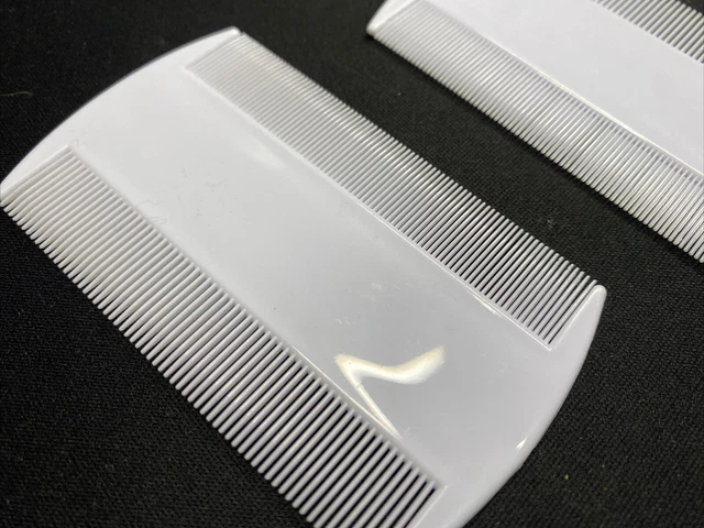 2 HEAD LICE Treatment Comb Kids Nit Hair Flea Egg Removal 2 Sided Fine Tooth B52 2