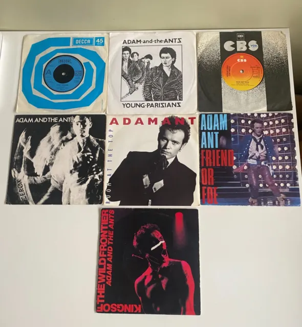 Selection of Seven Adam & The Ants 7" Vinyl Singles