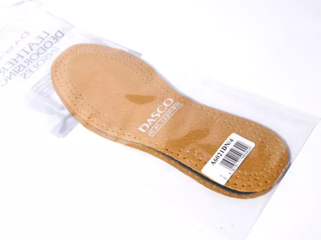 Real Thin Leather Shoe Insoles Unisex Self-adhesive Genuine Inner Sole Size  3-12