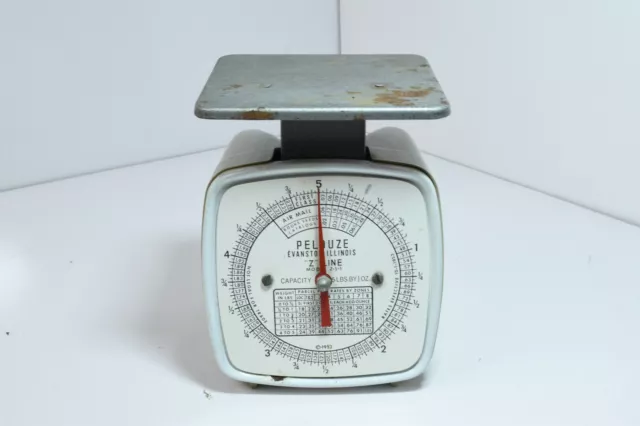 Vintage Pelouze Postal Scale 1953 Model Z-5-1