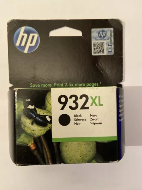 Genuine Original HP 932XL Black CN053AE Printer Ink Cartridge - 2017