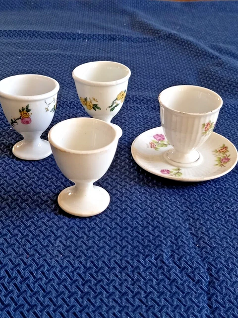 Service De 6 Coquetiers Et 6 Petites Cuillères Guy Degrenne, Inox Argenté, Vintage 1970