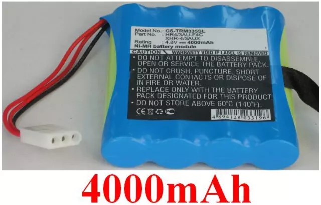 Batterie 4000mAh type A075-2003 HR4/3AU-F4C XHR-4/3AUX Pour Trimble TDS, TSCe