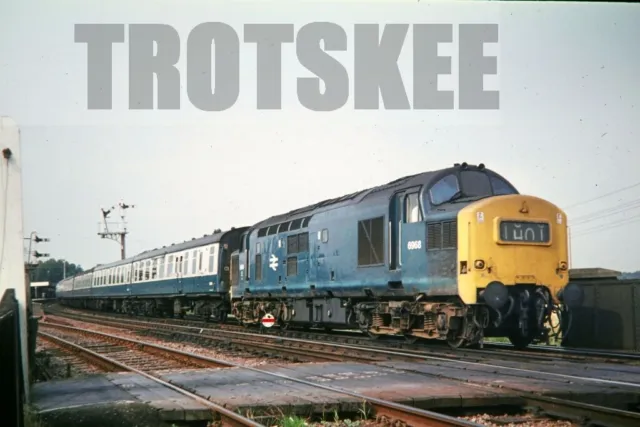 35mm Slide BR British Rail Diesel Loco Class 37 6968 Manningtree 1973 Original
