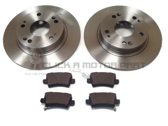 for HONDA CIVIC 2.0 TYPE-R FN2 2006-2011 REAR 2 BRAKE DISCS AND PADS SET NEW