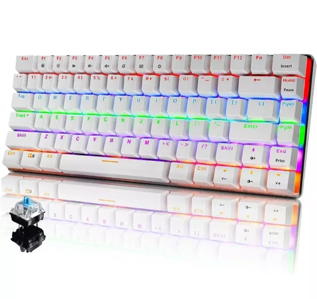 Geek Ajazz X Nacodex AK33 Multicoloured 82 Key Keyboard