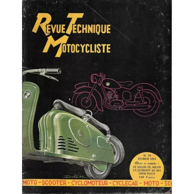 Revue Technique Motocycliste n° 59 (Zundapp) 02 / 1953