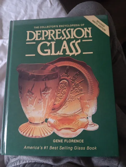 Collectors Encyclopedia Depression Glass Gene Florence ID Value Guide Book HC
