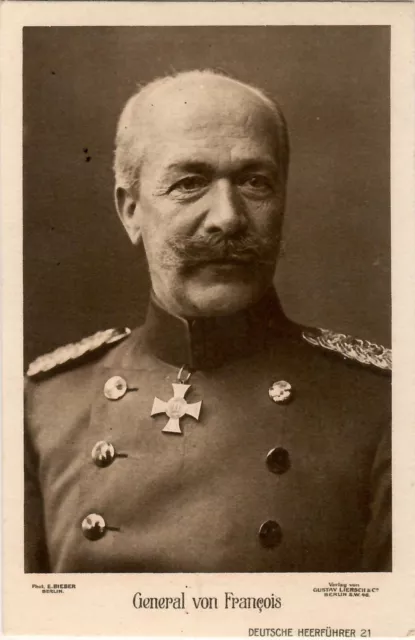 WW1 -Postkarte - General von Francois