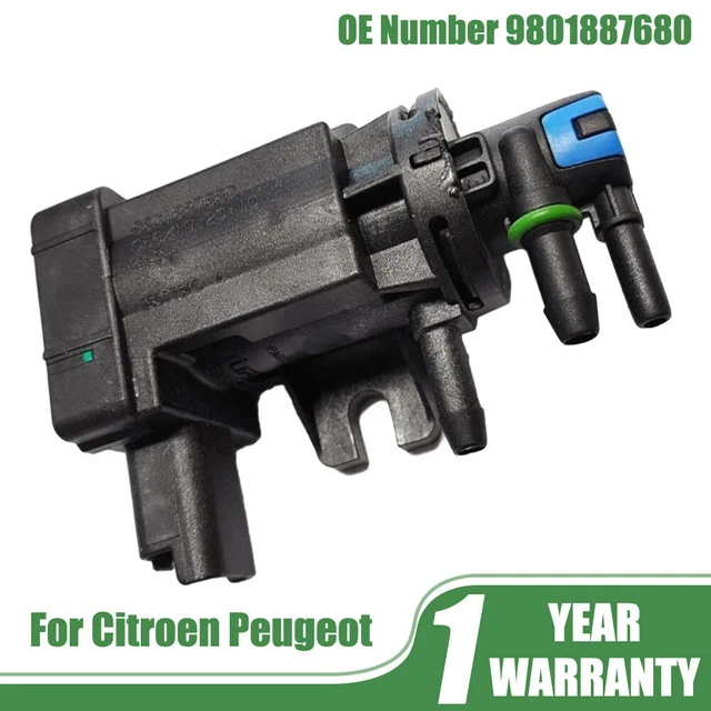Turbo Pressure Solenoid Valve 9801887680 – Fits Citroen, Ford, Peugeot 1.6 2.0 Diesel