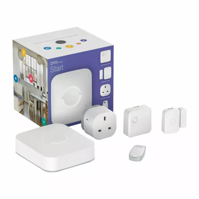 Samsung SmartThings Starter Kit Home Monitoring Kit Smart Home Hub Sensor