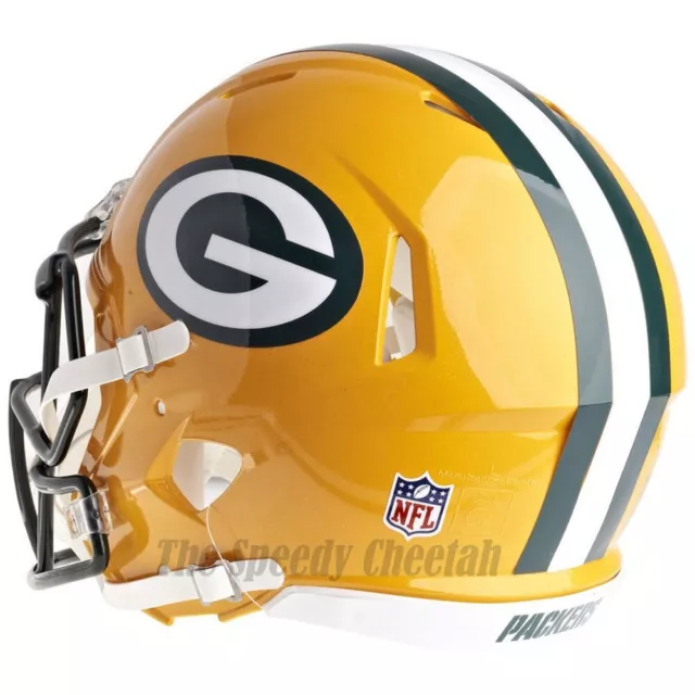GREEN BAY PACKERS Riddell Speed NFL Authentic Football Helmet 2