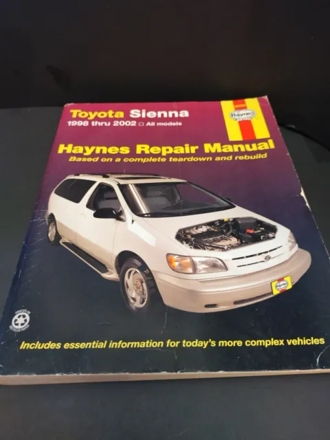 Toyota Sienna 1998-2002 Haynes Repair Manual 92090