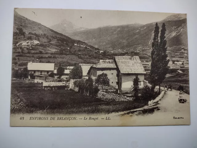 CPA Carte Postale Ancienne Environ de Briançon, le Rouget  Postcard