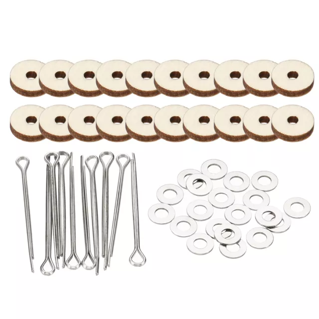 10mm Doll Joints, 10 Set Cotter Pin Joints Connector and Fiberboard Tray