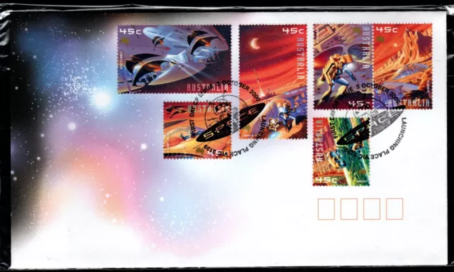 2000 'Space' FDC - PMK Launching Place VIC 3139  in Sealed Pack