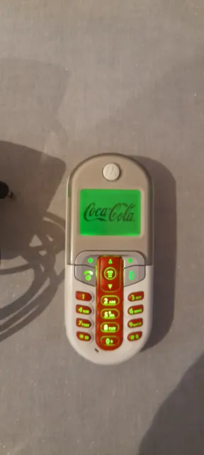 Motorola C201 Mobile Phone Coca Cola Collector Edition Final price drop.