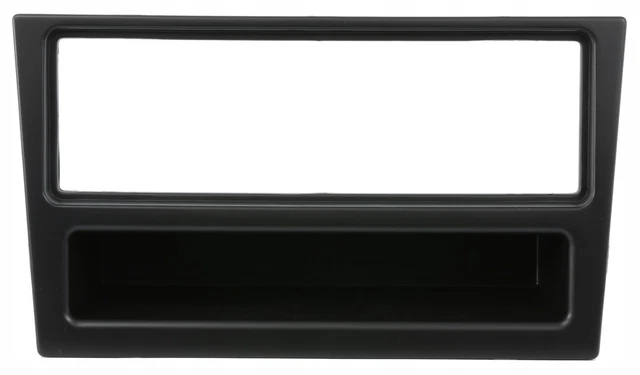 Cadre Façade Autoradio Pour VW Touran 2004-2008 - Panneau Tableau De Bord 10,1 Pouces - Noir, Plastique