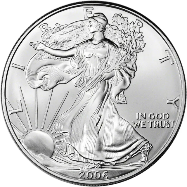 2006 American Silver Eagle 1 oz $1 - BU